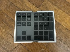 Bluetooth Number Pad Lekvey Aluminum Rechargeable Wireless Numeric Keypad 34 Key picture