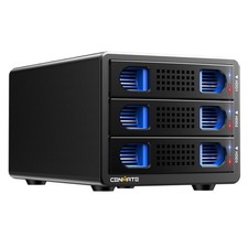 Aluminum 3-Bay HDD Enclosure with Cooling Fan picture