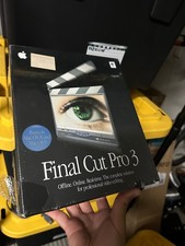 Vintage Apple Final Cut Pro 3 UPGRADE Box Mac OS X OS 9 Sealed New Old Stock PPC picture