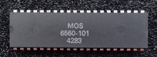MOS 6560-101 VIC-I NTSC Video Chip IC for Commodore VIC-20 / VC20 GENUINE PART picture