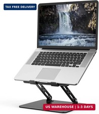 Adjustable Laptop Stand for Desk, Metal Laptop Riser Holder | Portable Desktop B picture