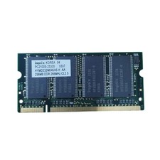 Hynix RAM SODIMM Module 256MB 266MHz DDR HYMD232M646A6-H AA PC2100S-25330 0337 picture