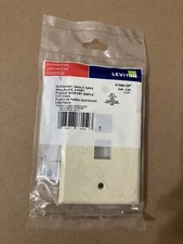 New  Ivory 2-Gang Flush Mount Quickport 2-Port Wallplate Cover 41080-2IP picture
