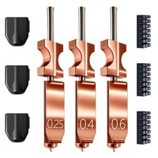 New Upgraded 0.25MM&0.4MM&0.6MM Hotend Kit for Flashforge AD5X Nozzle, All Me... picture