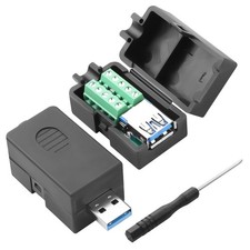 Solderless USB 3.0 to 9 Pin Terminal Adapter, USB TypeA 3.0 Male/Female Quick... picture