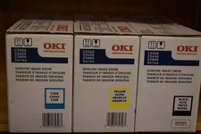 OKI Printing Solutions C5500/C5650/C5800 Image Drum Lot, Cyan, Yellow, Black. picture