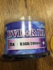 OPTIMUM DVD+R DL 8X 8.5GB 240MIN Blank New Factory Sealed picture