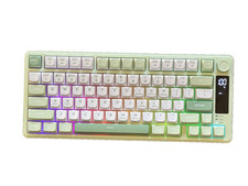 Womier DK75 75% Wireless Gaming Keyboard, RGB Backlit Creamy Keyboard with Media picture