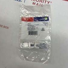 NEW- Leviton eXtreme 6 Connector Cat 6 White 61110-RW6  Commercial T568 A/B picture