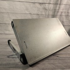 Uncaged Ergonomics WorkEZ Adjustable Laptop Stand Silver Aluminum Lap Desk Riser picture