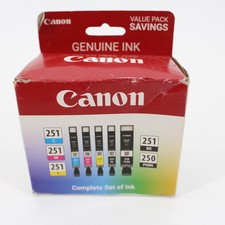 Canon PGI-250 CLI-251 Multicolor Ink Cartridges Combo 5 Pack picture