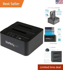 Effortless SATA SSD/HDD Duplicator Dock - Supports USB-C & USB 3.2 Connections picture