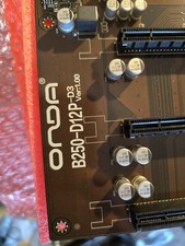 NEW - Onda B250 D12P D3 Crypto Mining Motherboard 12GPUs +CPU +RAM picture