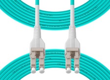Uniboot OM3 LC To LC Fiber Patch Cable Multi-Mode Duplex 10GB 50/125m 1M picture