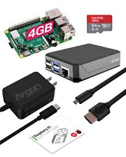 Argon NEO x Raspberry Pi 4 4GB Kit | Aluminum Case | 64 Gig SD Card | Micro H... picture