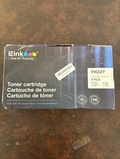 EZink TN227 Toner Cartridge 4-Pack – Black/Cyan/Magenta/Yellow – New in Open Box picture