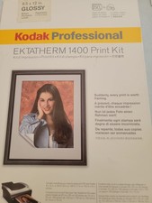 Kodak Ektatherm 1400 Print Kit Ribbon and 50 Sheets Of Paper picture