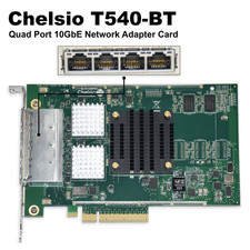 Dell Chelsio Quad Port 10GbE T540-BT T5 RJ-45 Network Adapter 5MHDP picture