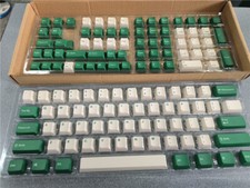 White Green Keycap OEM Height PBT 123 Keycaps 6.25X New for Cherry MX Keyboard picture