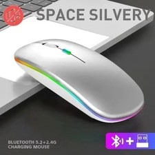 2.4GHz Wireless Optical Mouse USB Rechargeable RGB Cordless Mice For PC Laptop picture