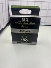 Lexmark Printer Ink Cartridge 150 Series Black NEW IN BOX picture