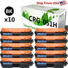 10PK CRG051H Toner Cartridge 051H for imageCLASS LBP162dw MF264dw picture