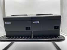 Lot of 2 Epson TM-T88IV M129H Gray Thermal Receipt Printer Serial POS picture