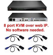 Avocent DSR1031 8 port KVM Switch TESTED + 4 x DSAVIQ-USB2 Modules picture