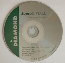 DIAMOND CD SupraINSTALL Drive Support. Faster Internet Conection. for Windows picture