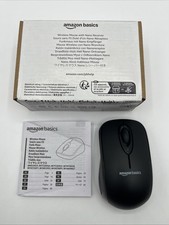 Amazon Basics 2.4 Ghz Wireless Optical Computer Mouse with USB Nano Receiver picture