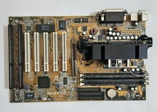 ASUS P2L97 Slot 1 440LX AGP ISA Retro Motherboard + Celeron 300MHz + 196MB SD RAM picture