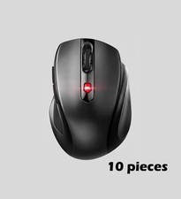 10-Pack Wireless 6 Button Ergonomic Mouse with 5 Adjustable DPI Levels - Black picture