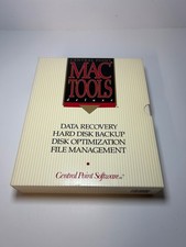 Vintage Central Point Software Mac Tools Deluxe for Apple Macintosh Data Recover picture