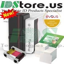 Evolis Primacy 2  Expert Single Side Mag Complete Photo ID Card Printer System picture