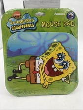 SpongeBob SquarePants Mouse Pad New Sealed Followed “SpongeBob Lazing” NOS 2002 picture