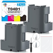 T04D1 T04D100 Ink Maintenance Box 2 Packs ET-15000 ET-3750 ET-3760 WF-2860 picture