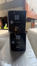 Genuine HP 305A 2-Pack Toner - CE410A Black + CE412A Yellow - New Sealed OEM picture