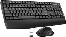 PHILIPS Wireless Keyboard and Mouse Combo-Ergonomic Keyboard and Mouse Wireless picture