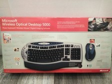 Microsoft Wireless Optical Desktop 5000  Keyboard Wireless Mouse Digital (READ) picture