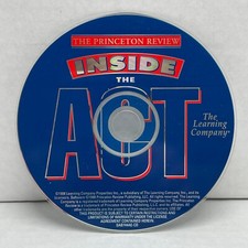 Princeton Review: Inside The ACT Deluxe PC CD college test practice ONLY Disc picture