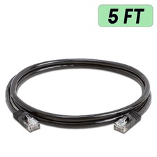 Black CAT5e Patch Cord LAN Network Cat5e Cable RJ45 Ethernet Router Cable Lot picture