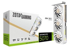 ZOTAC Gaming GeForce RTX 5070 AMP White 12GB GDDR7 Graphics Board picture