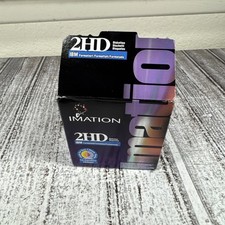 BOX of 25 Imation 2HD High Density Diskettes 25 IBM Floppy 1.44 MB 3.5