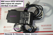 ✂ Genuine 230w watt AC power cord adapter W701 W701DS Lenovo 45N0061 45N0060 OEM picture