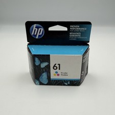 HP 61 Tri-Color Ink Cartridge CH562WN Genuine OEM New Sealed. Authentic picture