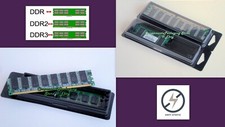 RAM Memory Single Case for PC4 PC3 PC2 DIMM or SODIMM - Lot of 5 15 25 40 80 150 picture