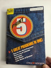 IBM/Tandy PRINT 5 Sealed Vintage Programs 3.5