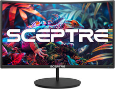New  Curved 24-Inch Gaming Monitor 100Hz 1080P R1500 98% Srgb HDMI X2 VGA Build picture