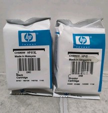 Genuine HP 61 XL Combo Black and 61 Standard Tri-Color Ink Cartridge picture