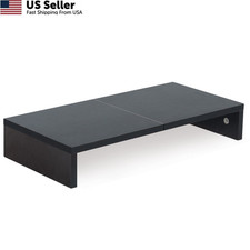 TEAMIX 20 Inch Monitor Stand Riser, Black Desktop for 20 inch, picture